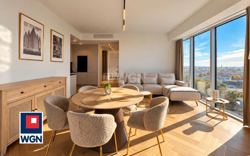 Mieszkanie na  wynajem Szczecin - Apartament premium z panoramicznym widokiem|Sky Garden|67 m2